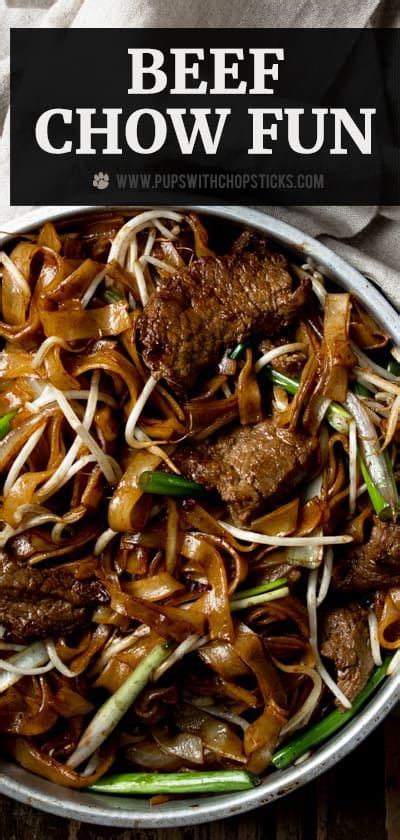 A Classic Cantonese Beef Chow Fun Noodles Recipe Aka Gon Chow Ngo Ho