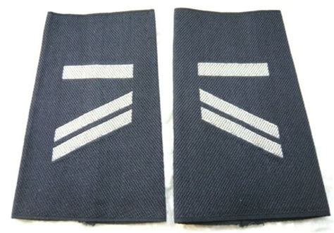 Rangabzeichen Luftwaffe Obergefreiter UA weiß blau Bw Schulter Klappen