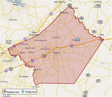 Superfund Sites in Guadalupe County - Texas Commission on Environmental Quality - www.tceq.texas.gov