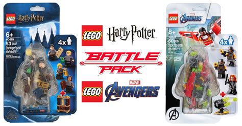 Brickfinder - LEGO Harry Potter and Marvel Avengers Battle Packs First ...