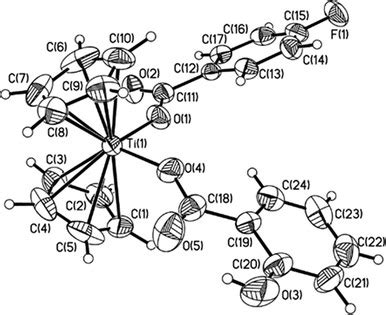 Ortep Diagram Of Complex With Thermal Ellipsoids Drawn At A