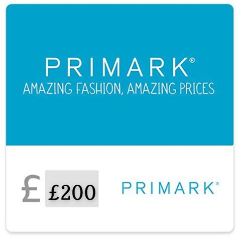 200 PRIMARK GIFT CARD North Coast Competitions