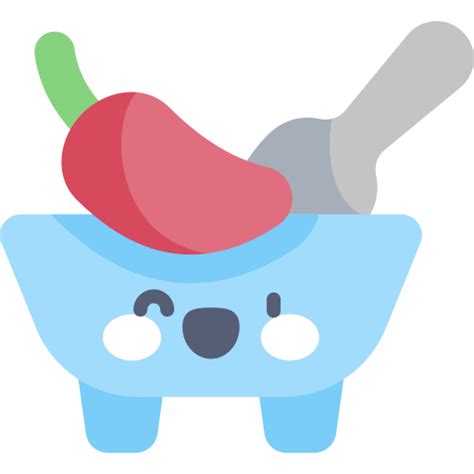 Hot Sauce Kawaii Flat Icon