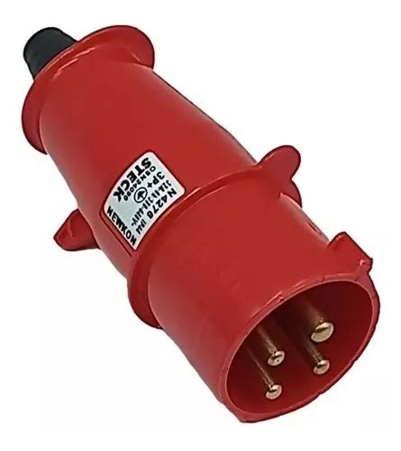 Plug Macho Steck N4276 3p T 32a 380 440v 6h Newkon Parcelamento Sem Juros