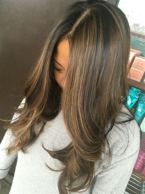 Root Smudge Balayage Hair Updos Hair Makeup Brunette Roots