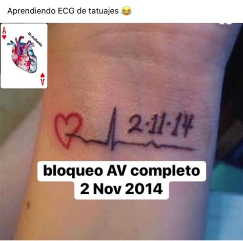 Tatuaje De Electrocardiogramas Ver Dise Os Y Significados Aqu