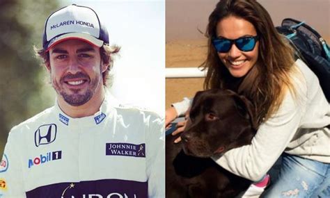 Lara Álvarez y Fernando Alonso dientes dientes