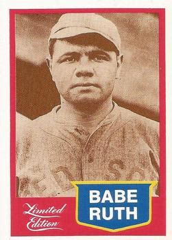 Cmc Babe Ruth Limited Edition Baseball Trading Card Database