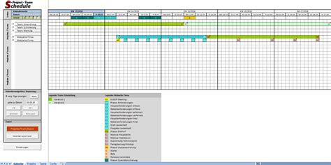 Excel Vorlage F R Projekt Team Und Personalpl Ne