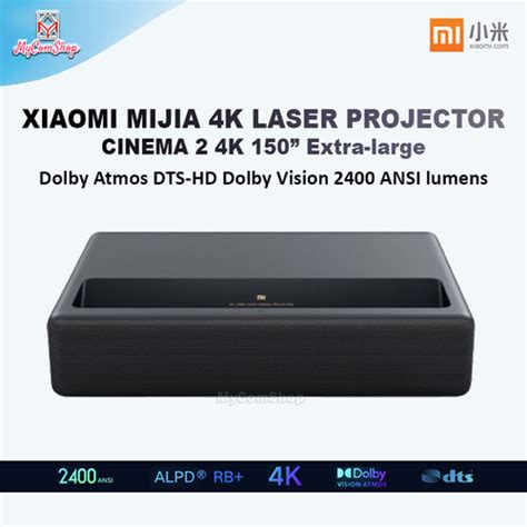 Jual XIAOMI MIJIA LASER CINEMA 2 4K ULTRA SHORT THROW PROJECTOR CINEMA ...