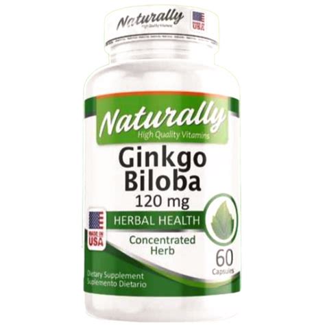 Ginkgo Biloba 120 Mg Cápsulas Naturally