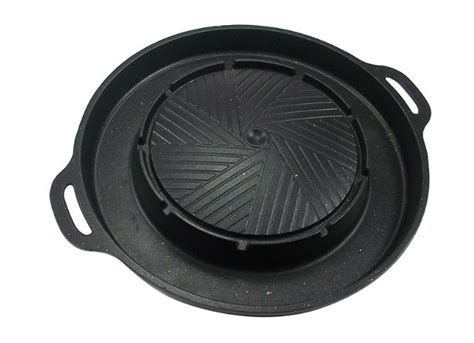 Mookata Thai Korean Bbq Smoke Steak Grill Charcoal Pan Pork Hot Pot Non