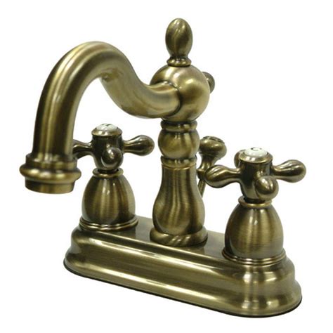 Kingston Brass Victorian In Centerset Handle Bathroom Faucet In