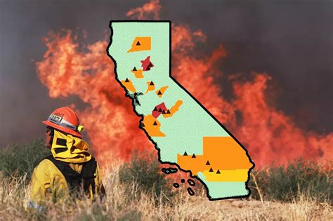 California Wildfire Map Shows Fires As 66000 Acres Burn United