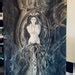 The Pale Queen Original Canvas Painting Nude Lovecraftian Etsy