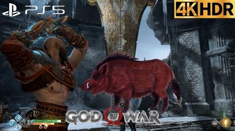 God Of War Ragnar K Ps K Hdr Fps Gameplay Kratos Killing Witch S