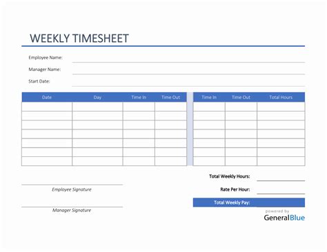 Timesheet Templates Worksheets Library