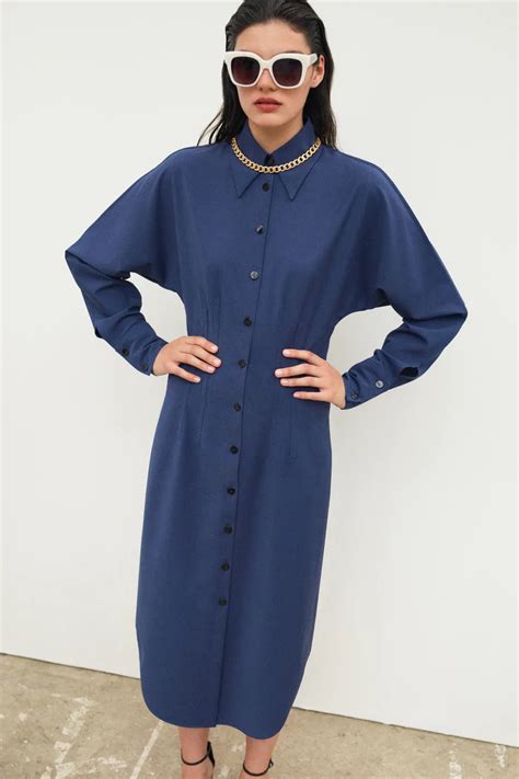 Dresses For Women Zara United Kingdom Belted Shirt Dress Collar