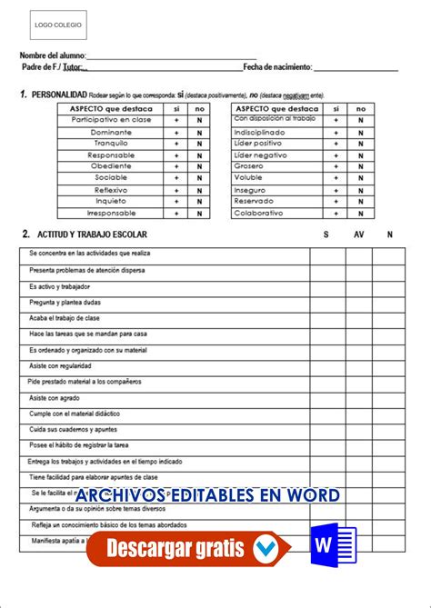 Fichas Descriptiva Del Alumno 8