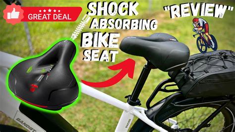 Dual Shock Absorbing Bicycle Seat Upgrade Review Youtube