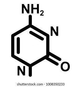 Trinitrotoluene Tnt High Explosive Molecule Skeletal Stock Vector