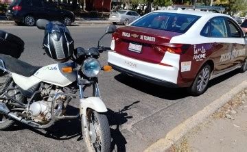 Motociclista Choca Por Alcance Y Resulta Lesionado En Los Mochis