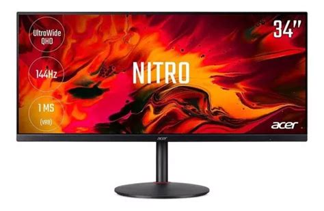 Monitor Acer Nitro Xv340ckp 34 Ips Ultrawide Quadhd 144hz Mercadolibre