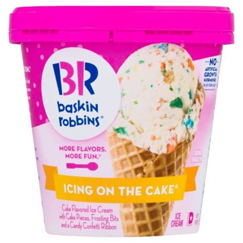 Baskin Robbins® Icing on The Cake Ice Cream, 14 fl oz - Kroger