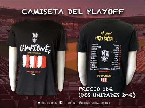 La Ud Logro S Lanza Una Camiseta Oficial Del Playoff De Ascenso