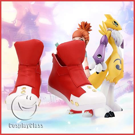 Digimon Tamers Nonaka Rika Makino Ruki Cosplay Shoes - CosplayClass