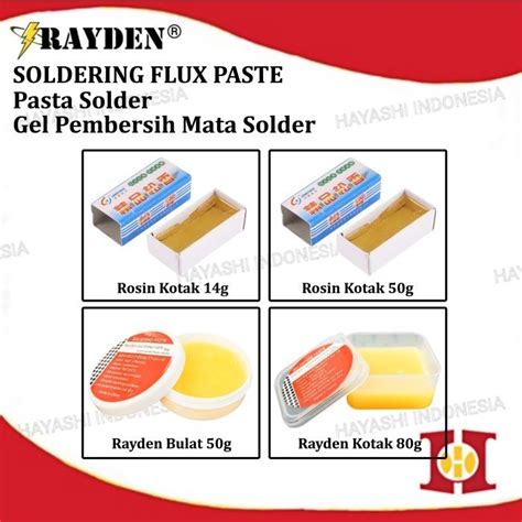 Pasta Solder Timah Rosin Siongka Gondorukem Arpus Flux Soldering Paste