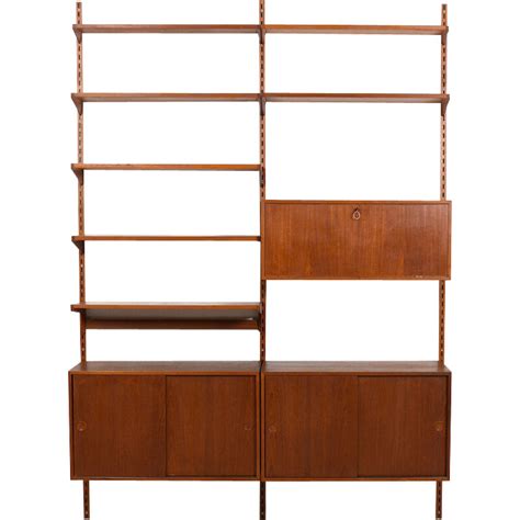 Vintage Teak Wall System By Kai Kristiansen For Feldballes M Belfabrik