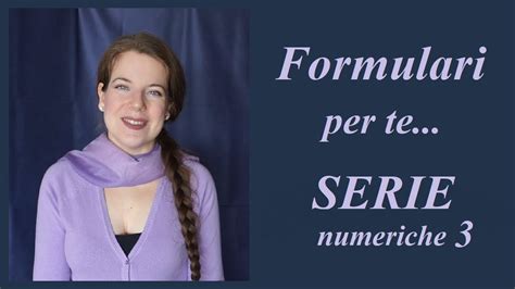 Serie Numeriche Serie A Termini Di Segno Alterno Criterio Di