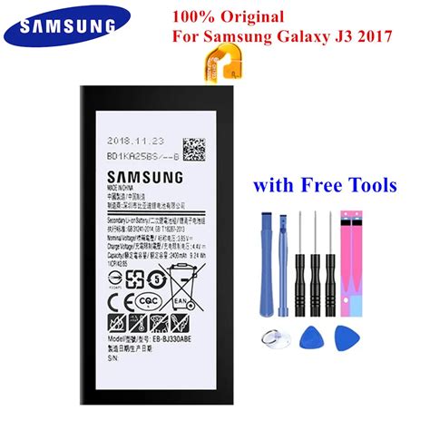 100 Original Battery Eb Bj330abe For Samsung Galaxy J3 2017 J330 Sm