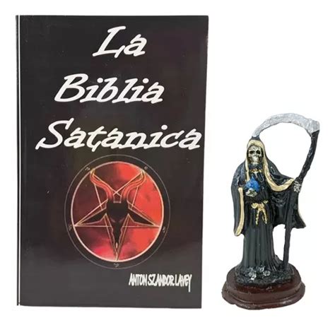 La Biblia Satánica Anton Szandor Lavey Santa Muerte 15 Cm Meses Sin