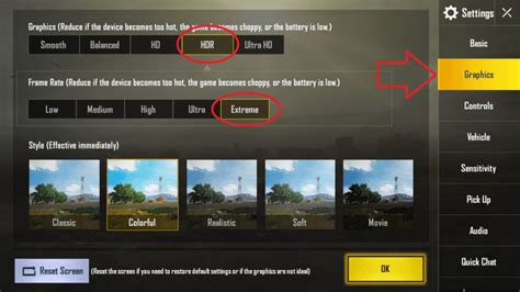 How To High Fps And Max Graphics In Pubg Mobile Android