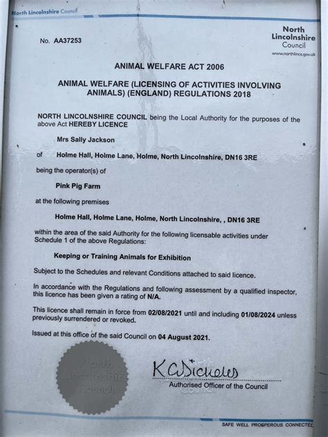 uk wild animal license
