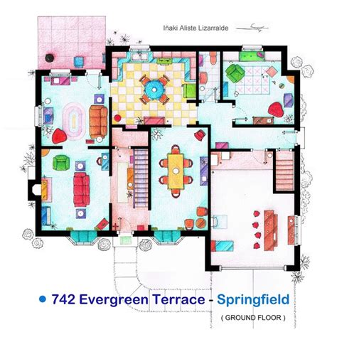 Detailed Floor Plan Drawings Of Popular Tv And Film Homes