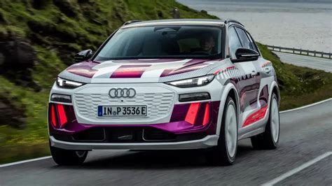 Audi Q6 E Tron Unveiled In Prototype Form Showcasing Aggressive Design