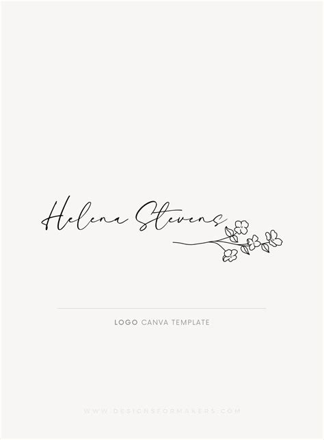 Canva Logo Template, Small Business Logo, Editable Canva Logo, Instant Download, Canva Logo ...