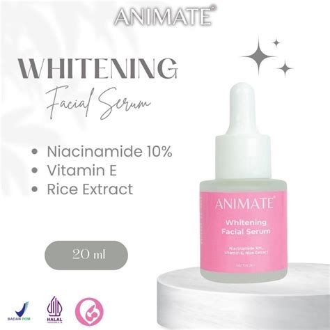 Jual Animate Whitening Facial Serum Serum Whitening Serum Wajah