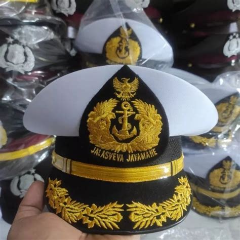 Jual Topi Pet PDU Pamen TNI AL Merek Ciputat Shopee Indonesia