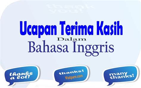 Ucapan Terima Kasih Dalam Bahasa Inggris Pengertian Dan Jenisnya