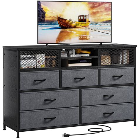 EnHomee Long Dresser for Bedroom 50" TV Stand for Living Room with ...