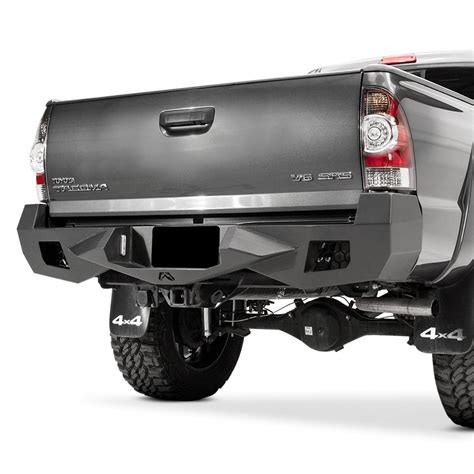 Fab Fours Toyota Tacoma Vengeance Full Width Blacked Rear Hd Bumper