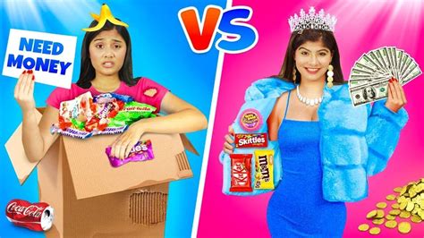 Rich Girl Vs Poor Girl Funny Life Hacks Brilliant Rich Vs Poor Life