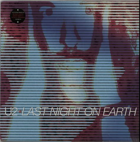 U2 Last Night On Earth Uk Promo 12 Vinyl Single 12 Inch Record Maxi