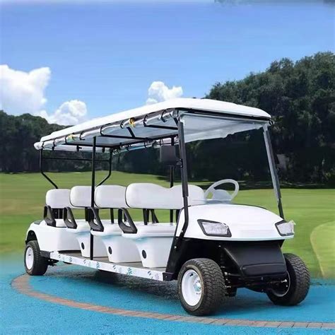 48 60 72V 4000 5000 7000W 8 Seats Solar Panels Electric Golf Cart