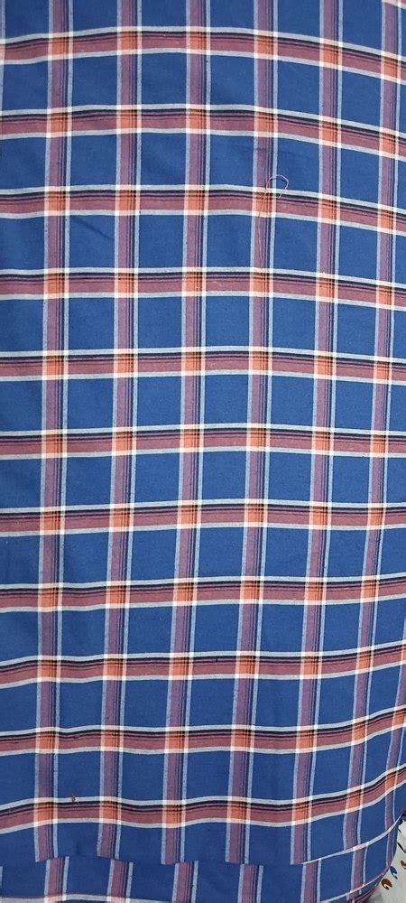 Polyester Cotton PolyCotton Fabric Check Stripes At Rs 70 Meter In Salem