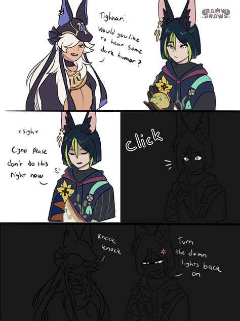 OC Cyno And His Jokes R Genshin Impact